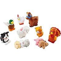 Fisher Price Little People CowFarm Animal Cute Baby Pre-School Figure Kids Toys 