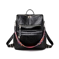 LHHMZ Women's Large Fashion Backpack Vintage Waterproof Travel Casual Daypack Convertible Satchel Handbags