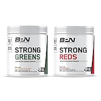 BARE PERFORMANCE NUTRITION BPN Strong Greens (Pineapple Coconut) & Reds (Strawberry) Superfood Bundle