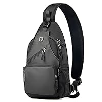 Crossbody Bags Sling Backpack，Multipurpose Cross body Shoulder Bag for Men and Women Chest Bag Travel Hiking Daypack