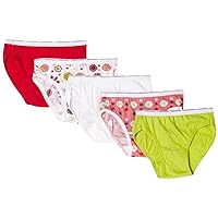 Hanes Girls Big Girls' Classic Low Rise Brief (Pack Of 5)
