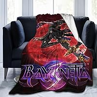 Anime Bayonetta Blanket Ultra Soft Micro Fleece Air Conditioner for Bed Couch Living Room Decoration 60