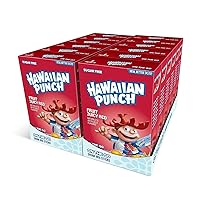 Hawaiian Punch Powder Drink Mix – Sugar Free & Delicious, Excellent source of Vitamin C (Fruit Juicy Red, 96 Sticks)