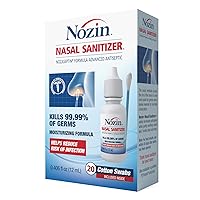 Nozin® Nasal Sanitizer® Antiseptic 12mL Bottle | Kills 99.99% of Germs | Lasts Up to 12 Hours | 60+ Applications