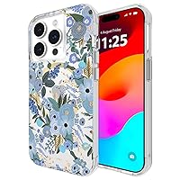 Rifle Paper Co. iPhone 15 Pro Case [Compatible with MagSafe] [12ft Drop Protection] Cute iPhone Case 6.1