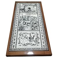 Traditional Oriental Backgammon Board Game