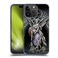 Head Case Designs Officially Licensed Sarah Richter Stone Angel with Skull Gothic Hard Back Case Compatible with Apple iPhone 15 Pro Max