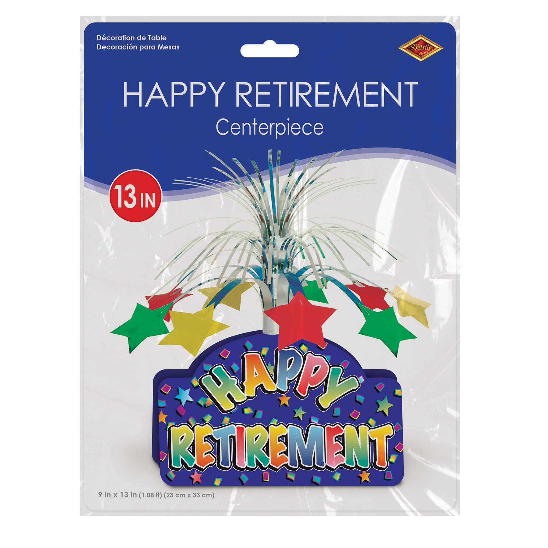 Happy Retirement Centerpiece Party Accessory (1 count) (1/Pkg)