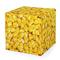 Yellow Corn Kernel Texture Funny Matching Puzzle Box 3x3x3 Speed Cube Travel Magic Game Gift