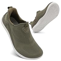 XIHALOOK Slip on Walking Shoes Mens Wide Toe Barefoot Shoes Zero Drop Sole Trail Running Sneakers Hands Free