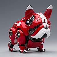 Mechanical Dog Collectibles, 6.1'' Bulldog Robot Action Figure, Mechanical Beast, Puppy Toys, Car Decoration 15+