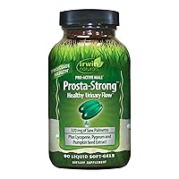 Irwin Naturals Prosta-Strong - Prostate Health Support with Saw Palmetto, Lycopene, Pumpkin Seed & More - 90 Liquid Softgels