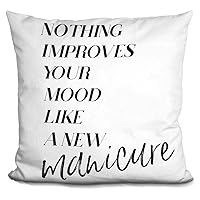 Manicure Decorative Accent Throw Pillow