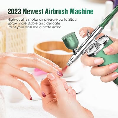 Mua Airbrush Kit for Paint Nails - Cordless Airbrush Kit with Compressor  Portable Nail Airbrush Machine 0.3mm Nozzle Rechargeable Air Brush Kit for  Model Painting Makeup Barber Tattoo Food Cake Decor trên