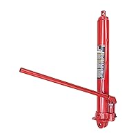 BIG RED T30806-1 Torin Hydraulic Long Ram Jack with Single Piston Pump and Clevis Base (Fits: Garage/Shop Cranes, Engine Hoists, and More): 8 Ton (16,000 lb.) Capacity, Red