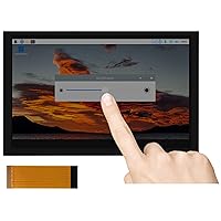 waveshare 4.3inch DSI Touch Display IPS Wide-Bezel Panel, 800 × 480 Resolution, Thin and Light Design, for Raspberry Pi 4B/3B+/3A+/3B/2B/B+/A+/ CM3/3+/4