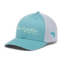 Columbia Women's PFG Logo Mesh Ball Cap-High Crown