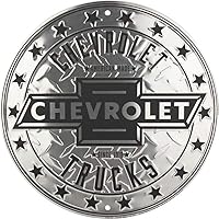 Hangtime Chevy Truck Diamond embossed circle sign 12 inches in Diameter
