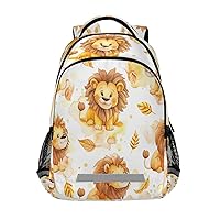 Kid Cartoon Lion Backpack for Boy Girl Elementary School Bag Lion Bookbag Child Back to School Gift,10