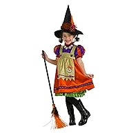 Orange Witch Child Costume, Small (4/6)