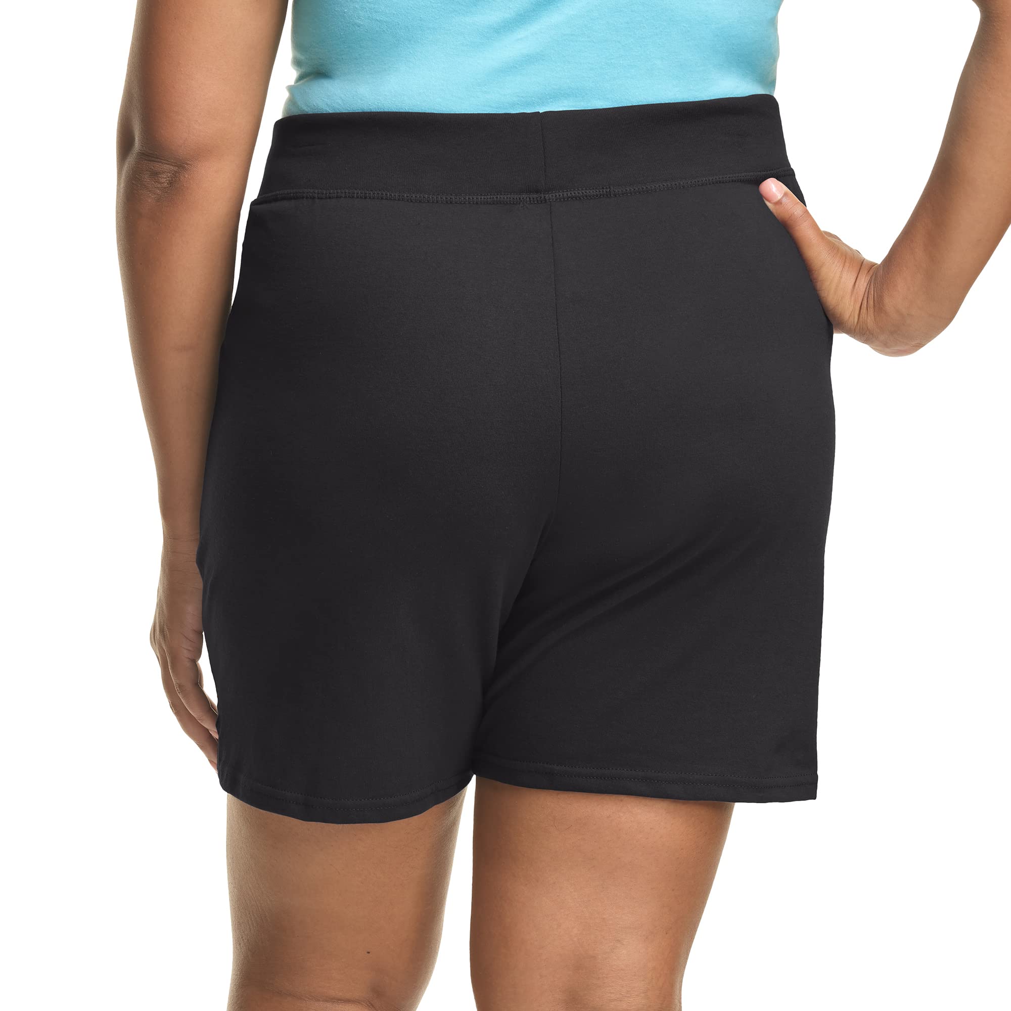 Just My Size by Hanes Cotton Jersey Shorts, Women’s Cotton Shorts, Women’s Tagless Shorts, 7