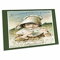 3dRose Shaker Family Pills Cure Sick Headache Cute Little Girl... - Desk Pad Place Mats (dpd-169866-1)