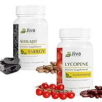 Lycopene Supplement 30 mg - 120 Vegan Capsule Shilajit Supplement 700 mg - 90 Capsule, Support Normal Prostate Health and Normal Heart Function and Immune Support