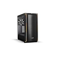 be quiet! Shadow Base 800 DX - ARGB - Mid-Tower PC Gaming Case - 420mm radiators or E-ATX motherboards Support - Black - BGW61