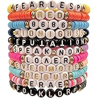 Speak Bracelet Set, 11-Piece Now friendship bracelets Set, Musician Gift for Girlfriend and Fans,Merch for Girls