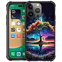 ZHEGAILIAN Case Compatible with iPhone 14 Pro Case,Beautiful Life Tree Case for iPhone 14 Pro Cases for Women Girls,Anti-Slip Shockproof Dropproof Case for iPhone 14 Pro 6.1 in