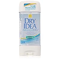 Dry Idea AdvancedDry Unscented Antiperspirant & Deodorant Clear Gel 3.0FL OZ (Pack of 3)