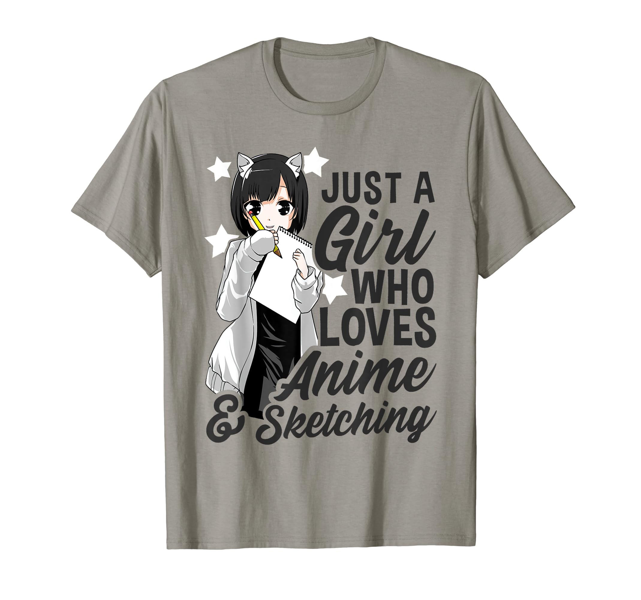 Buy Cute Anime Girls Themed Tops/T-Shirts for Women (7 Designs) - T-Shirts  & Tank Tops
