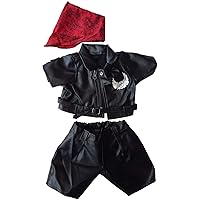 Easy Rider Biker Outfit Teddy Bear Clothes Fits Most 14