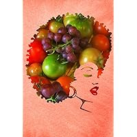 Vegan Afro Soul Woman: Eat Healthy Fruit & Vegetable Vegetarian Food Peach Softcover Note Book Diary | Lined Writing Journal Notebook | 100 Pages | Farm Fresh & Plant Based Vegan Afro Soul Woman: Eat Healthy Fruit & Vegetable Vegetarian Food Peach Softcover Note Book Diary | Lined Writing Journal Notebook | 100 Pages | Farm Fresh & Plant Based Paperback