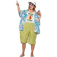 Forum Novelties mens Tropical Tourist Adult Sized Costume, Multi/Color, One Size US