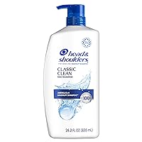 Head and Shoulders Dandruff Shampoo, Anti-Dandruff Treatment, Classic Clean for Daily Use, Paraben Free, 28.2 oz