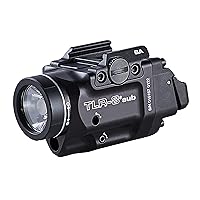 Streamlight 69419 TLR-8 Sub 500-Lumen Compact Rail-Mounted Tactical Light with Integrated Red Aiming Laser Exclusively for SA Hellcat with CR123A Battery, Black