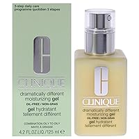 Clinique Dramatically Different Moisturizing Gel for Unisex, 4.2 Ounce