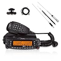 TYT TH-9800D Plus Version Quad Band Cross-Band 50W Mobile Transceiver with Quad Band Mobile Radio Antenna