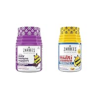 Zarbee's Kids Daily Immune Support & Kids Multivitamin + Probiotic Multipack, Immune Support Gummies with Elderberry, Vitamin C & Zinc, 42 ct, & Children's Vitamins + Probiotic Gummies, 70 ct, 2 Items