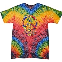 Funky Peace Sign Tie Dye T-Shirt