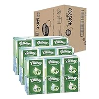 Kleenex Soothing Lotion Facial Tissues with Aloe & Vitamin E, Cube Box, 1,170 Tissues per Cube Box, 1 Pack (1,170 Tissues Total)