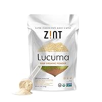 Zint Organic Lucuma Powder | Natural Source of B1, B2, C | Perfect for Vegan Cooking, Smoothies, Cereals, Desserts | Non-GMO, Gluten-Free, Vegan, Kosher | 16 oz