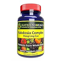RABDOSIA Complex - Highly Potent Antioxidant for Maximum Cell Protection! - 100% Natural Ingredients: Rabdosia Extract, Green Tea, Resveratrol, Rutin - Vegan Capsules (120ct)