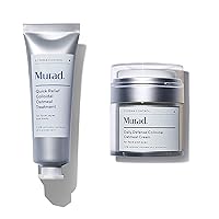 Murad Eczema Control Bundle with Daily Defense Colloidal Oatmeal Cream – Soothing and Hydrating Skin Care Treatment, 1.7 Fl Oz and Gentle Hydrating Skin Care Quick Relief Colloidal Oatmeal Treatment,
