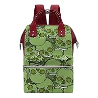 Camouflage Skull Waterproof Diaper Bag Backpack Multifunction Mommy Bags Large Capacity Travel Back Pack