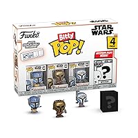 Funko Bitty Pop! The Mandalorian Mini Collectible Toys 4-Pack - Heavy Infantry Mandalorian, The Armorer, Bo-Katan Kryze, & Mystery Chase Figure (Styles May Vary)