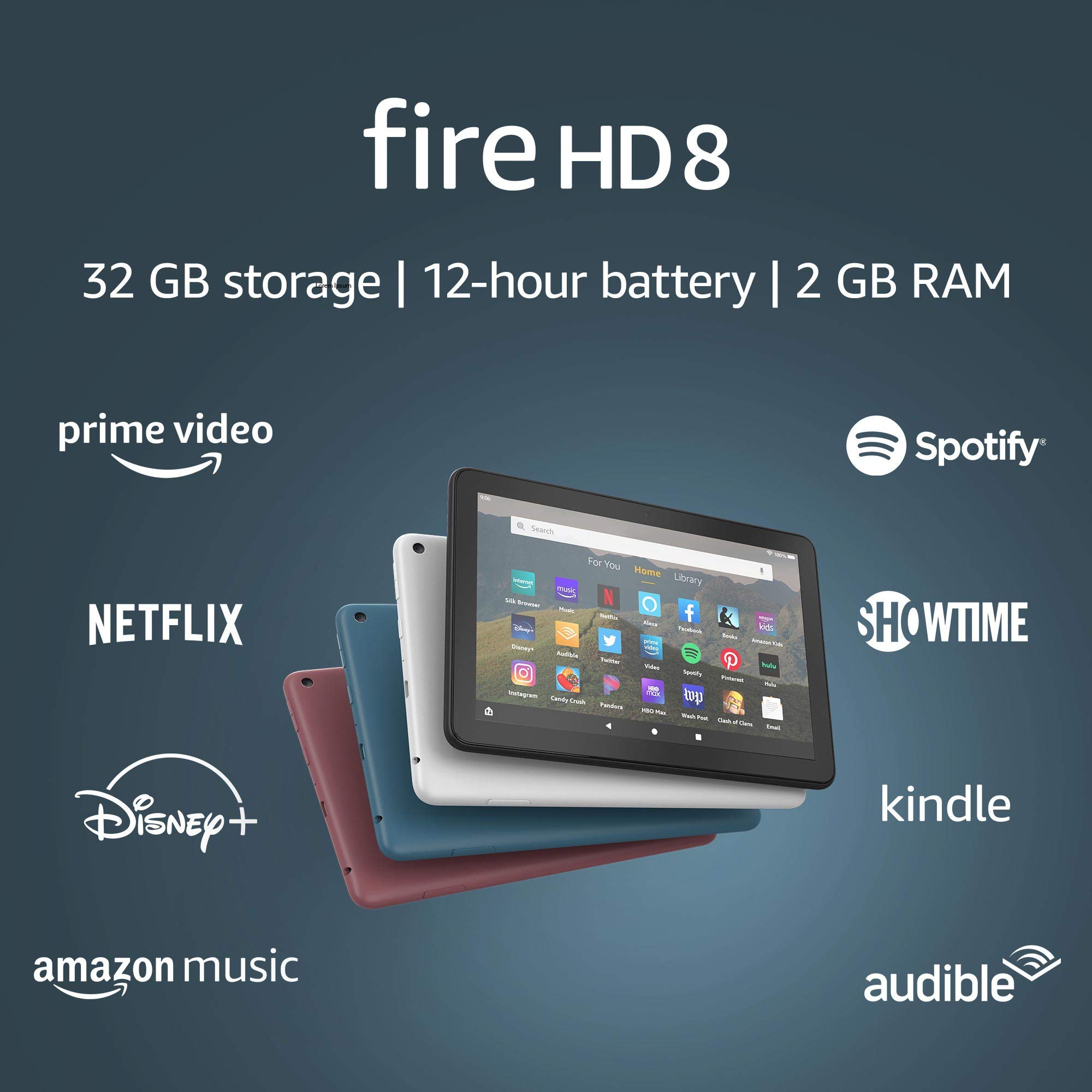 Certified Refurbished Fire HD 8 tablet, 8