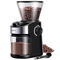 Mueller SuperGrind Burr Coffee Grinder Electric with Removable Burr Grinder  Part - 12 Cups of Coffee, 17 Grind Settings with 5,8oz/164g Coffee Bean