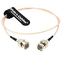 Alvin's Cables HD SDI Video BNC Male 3G RG179 Cable for BMCC Video Out Blackmagic Camera 1M